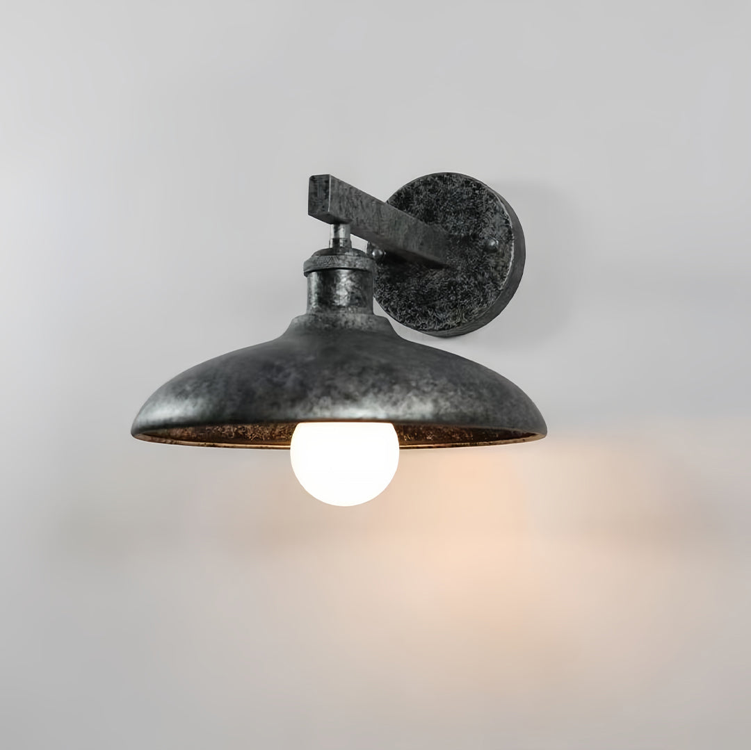 Vintage Waterproof LED Outdoor Wall Light - Iron Rustic Lighting