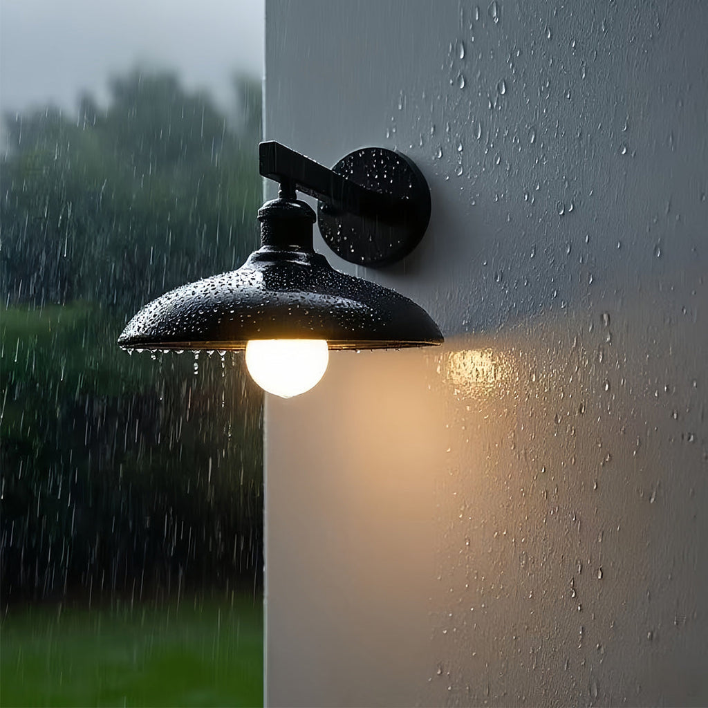 Vintage Waterproof LED Outdoor Wall Light - Iron Rustic Lighting