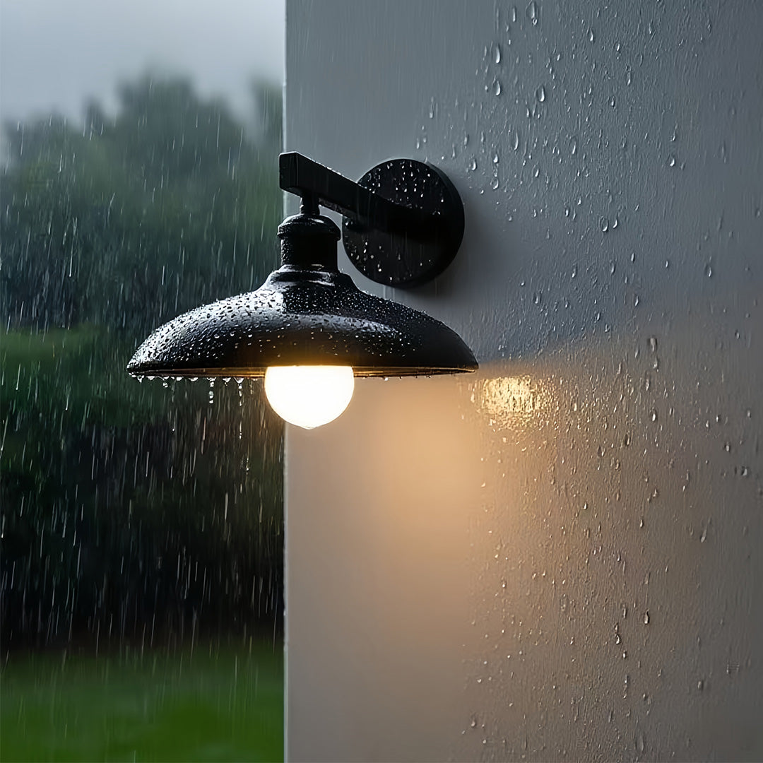 Vintage Waterproof LED Outdoor Wall Light - Iron Rustic Lighting