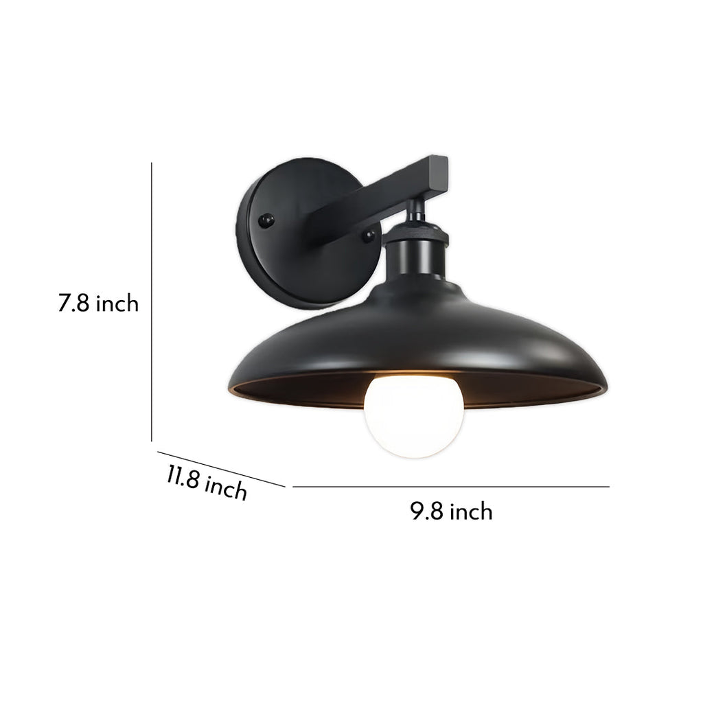 Vintage Waterproof LED Outdoor Wall Light - Iron Rustic Lighting