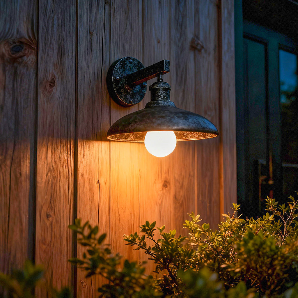 Vintage Waterproof LED Outdoor Wall Light - Iron Rustic Lighting