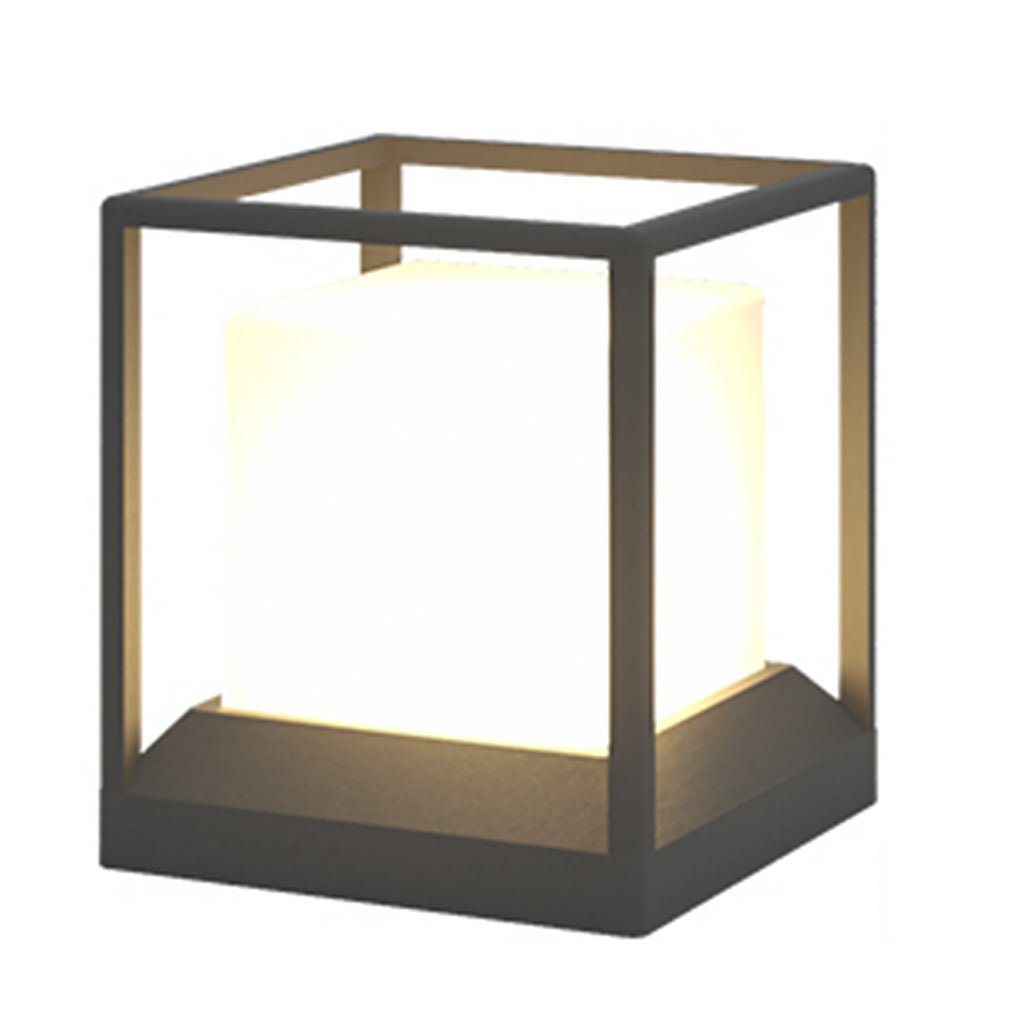 Outdoor Stone Pillar LED Light - Waterproof Landscape Lighting