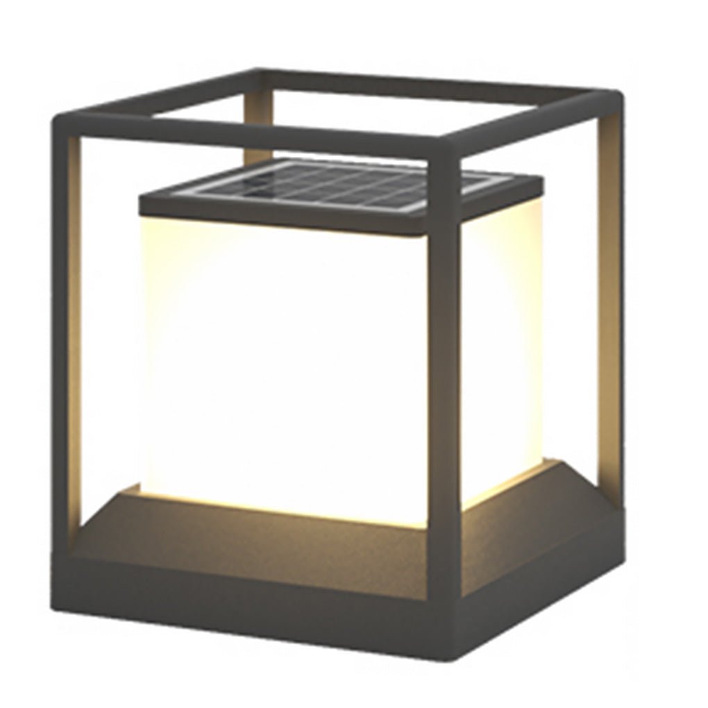Outdoor Stone Pillar LED Light - Waterproof Landscape Lighting