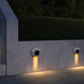 Round Waterproof Solar LED Deck Light for Outdoors