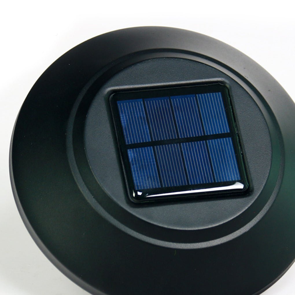 Elegant Solar Post Lights with Water Glass Lens - Outdoor LED Lighting