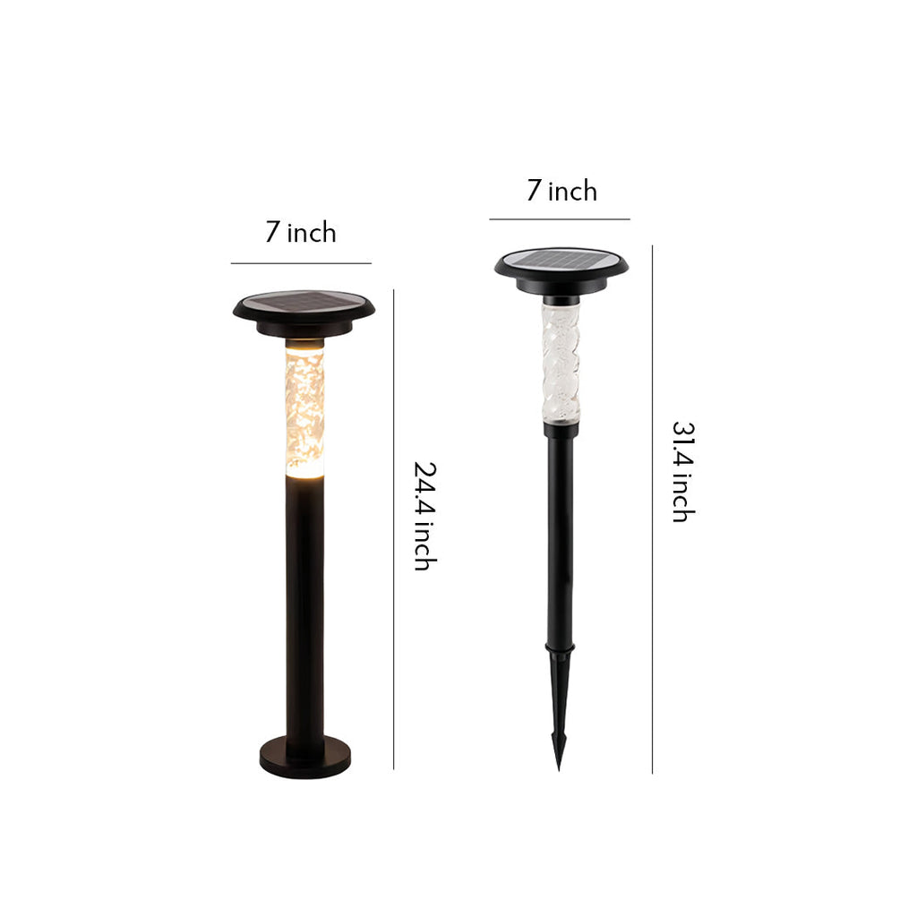 Solar Waterproof Bubble Path Light - Minimalist Outdoor Garden Lighting