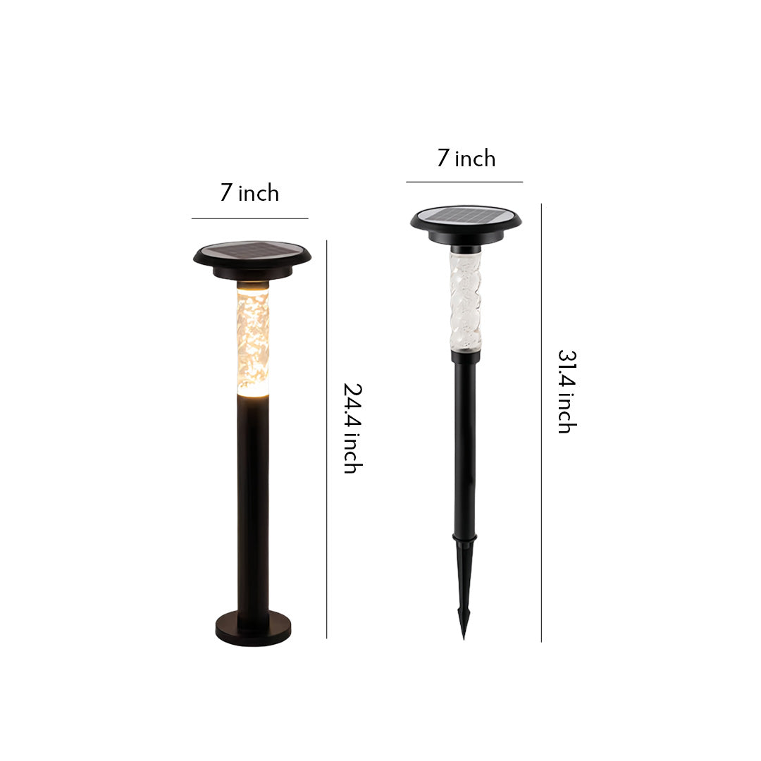 Solar Waterproof Bubble Path Light - Minimalist Outdoor Garden Lighting