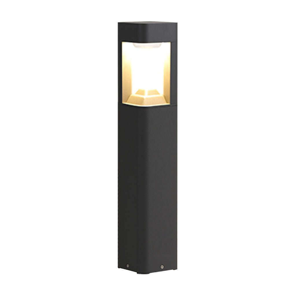 Hollow Bollard LED Light - Three-Sided Illuminated Outdoor Lighting