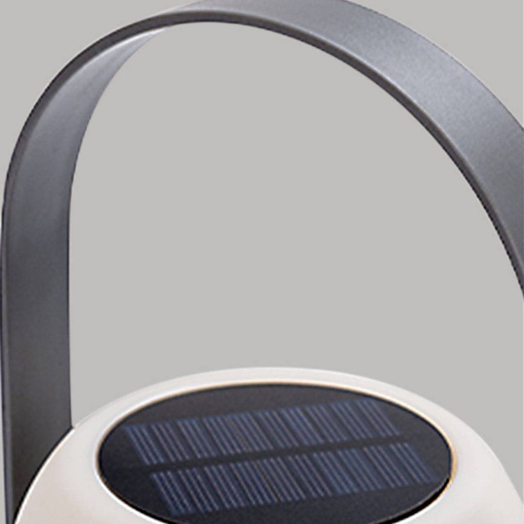 Solar-Powered Waterproof USB Rechargeable Handheld Light - Portable Outdoor Flashlight