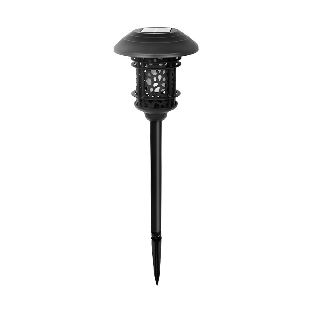 Solar Path Lighting LED Hollow Flame Flicker Light - Waterproof Outdoor Decor