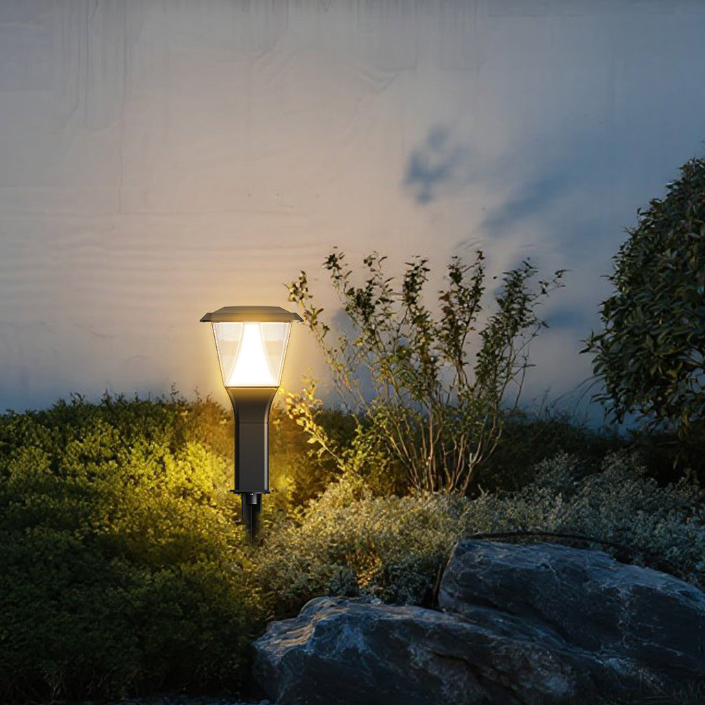 Modern Minimalist LED Garden Stake Lights - Outdoor Lighting for Pathways, Patio, and Landscape Decor