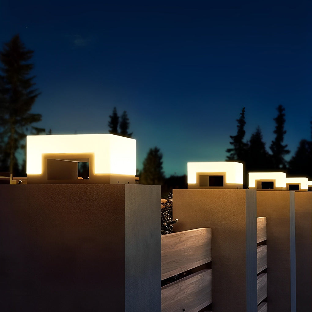 Minimalist Square Waterproof LED Lawn Lights