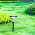 Solar Powered Black LED Landscape Lights - Modern Outdoor Lighting