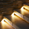 Solar Powered Triangle Ladder Step Light - Waterproof Modern Design
