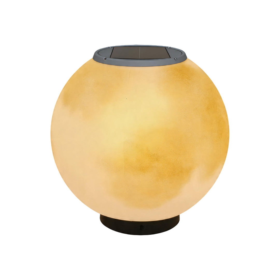 Moon Pillar Lights Waterproof LED Resin Lamp - Modern Decorative Lighting for Home & Garden