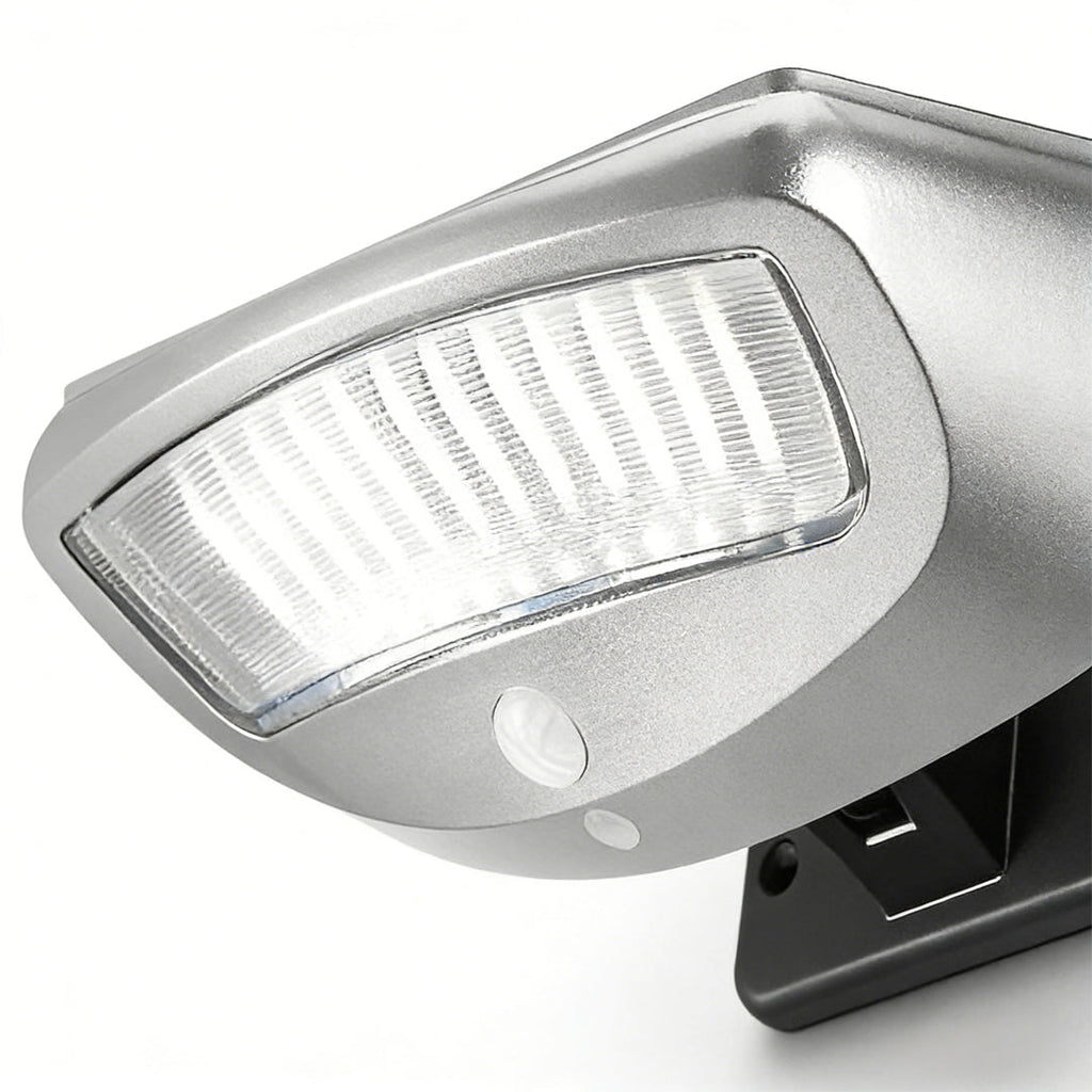 Solar Motion Sensor Wall Light - Adjustable Waterproof Security Lighting