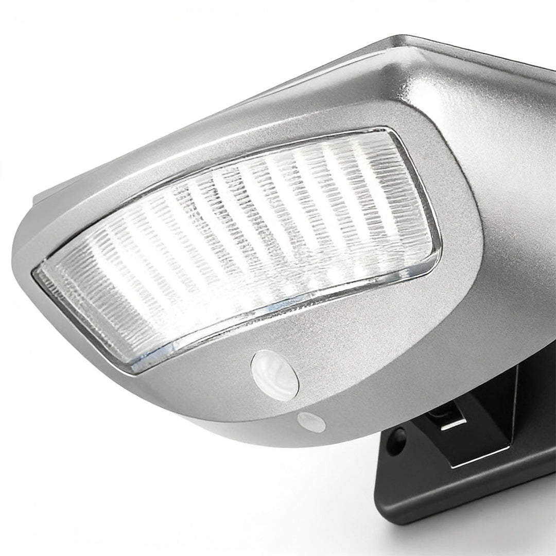 Solar Motion Sensor Wall Light - Adjustable Waterproof Security Lighting