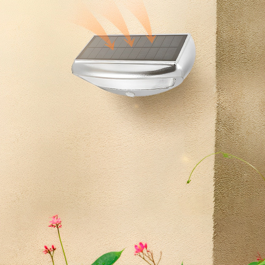 Solar Motion Sensor Wall Light - Adjustable Waterproof Security Lighting