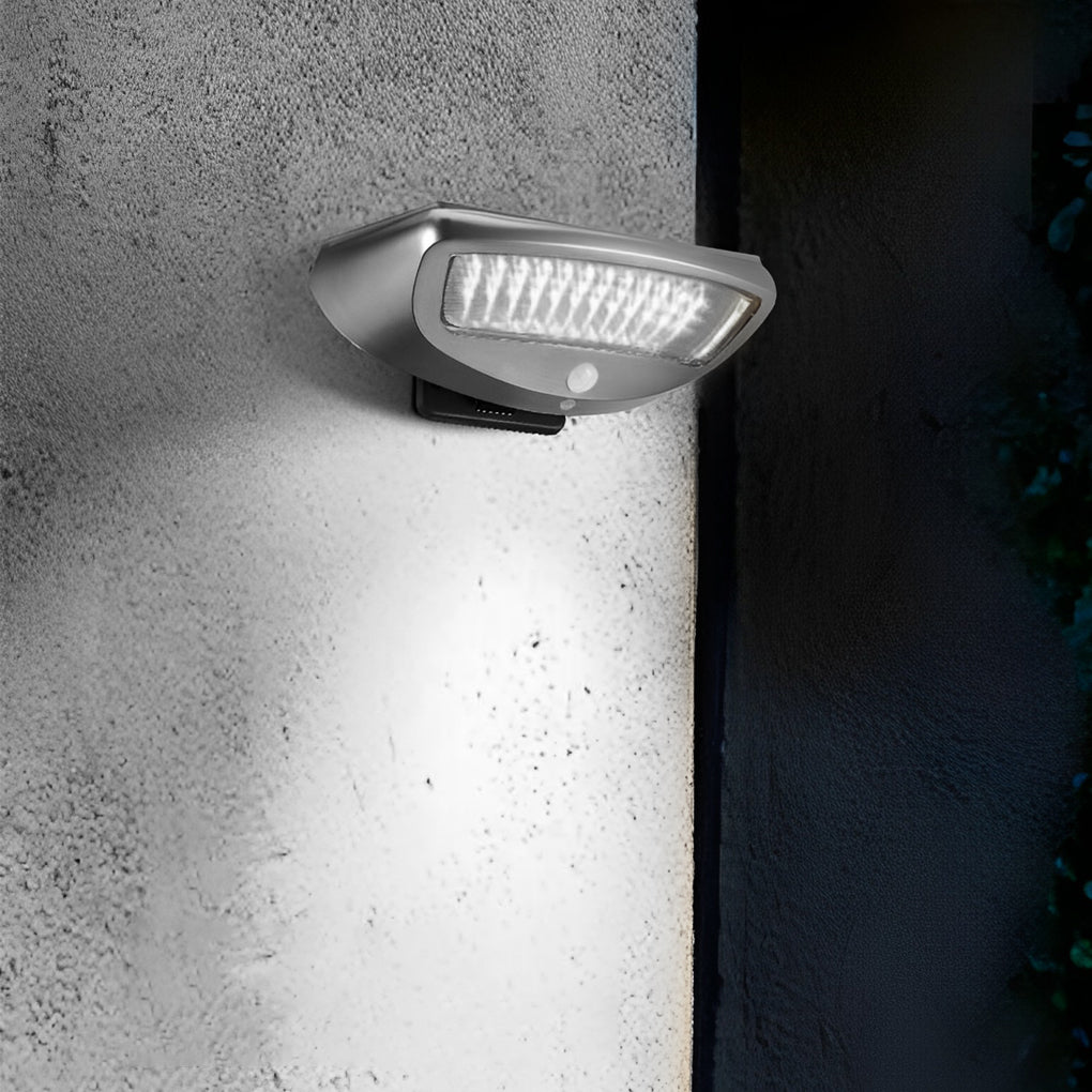 Solar Motion Sensor Wall Light - Adjustable Waterproof Security Lighting