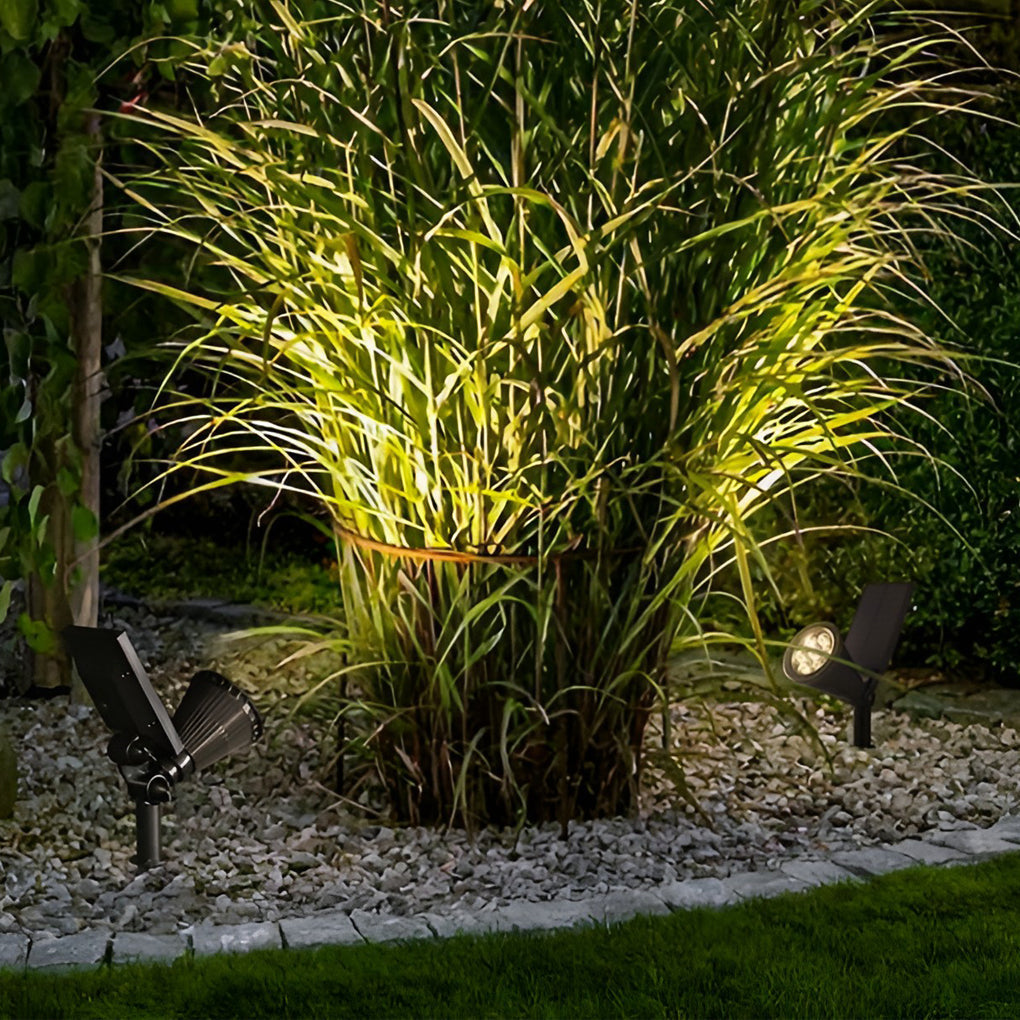 Solar Powered Waterproof Landscape Spotlights - Modern Outdoor Lighting