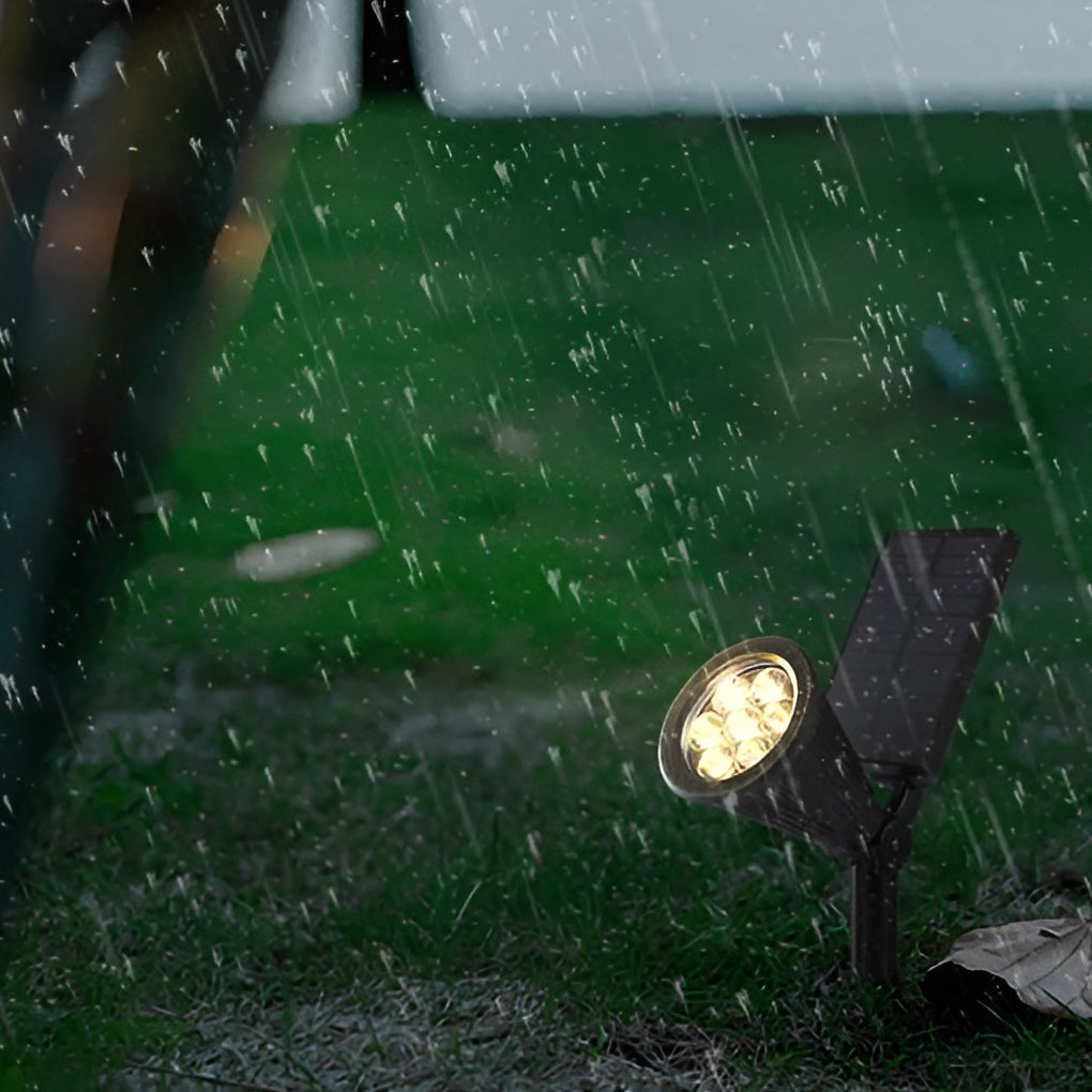 Solar Powered Waterproof Landscape Spotlights - Modern Outdoor Lighting