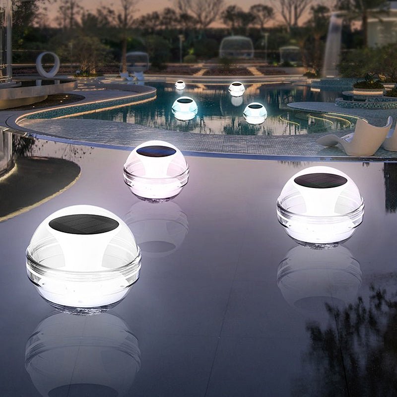 Solar RGB Dimmable Floating Pool Lights for Enchanting Evenings