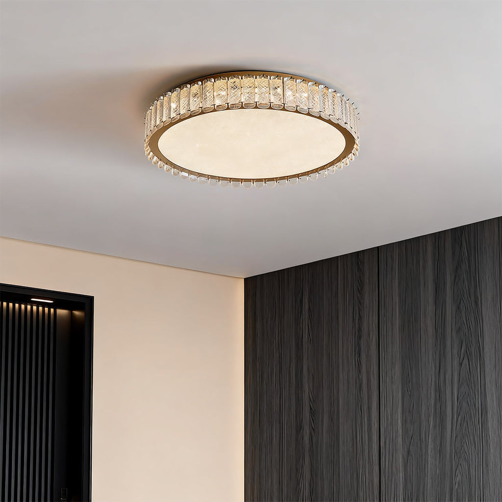 Flush Mount Crystal LED Luxury Light Fixture