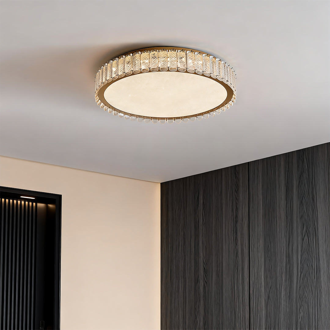 Flush Mount Crystal LED Luxury Light Fixture