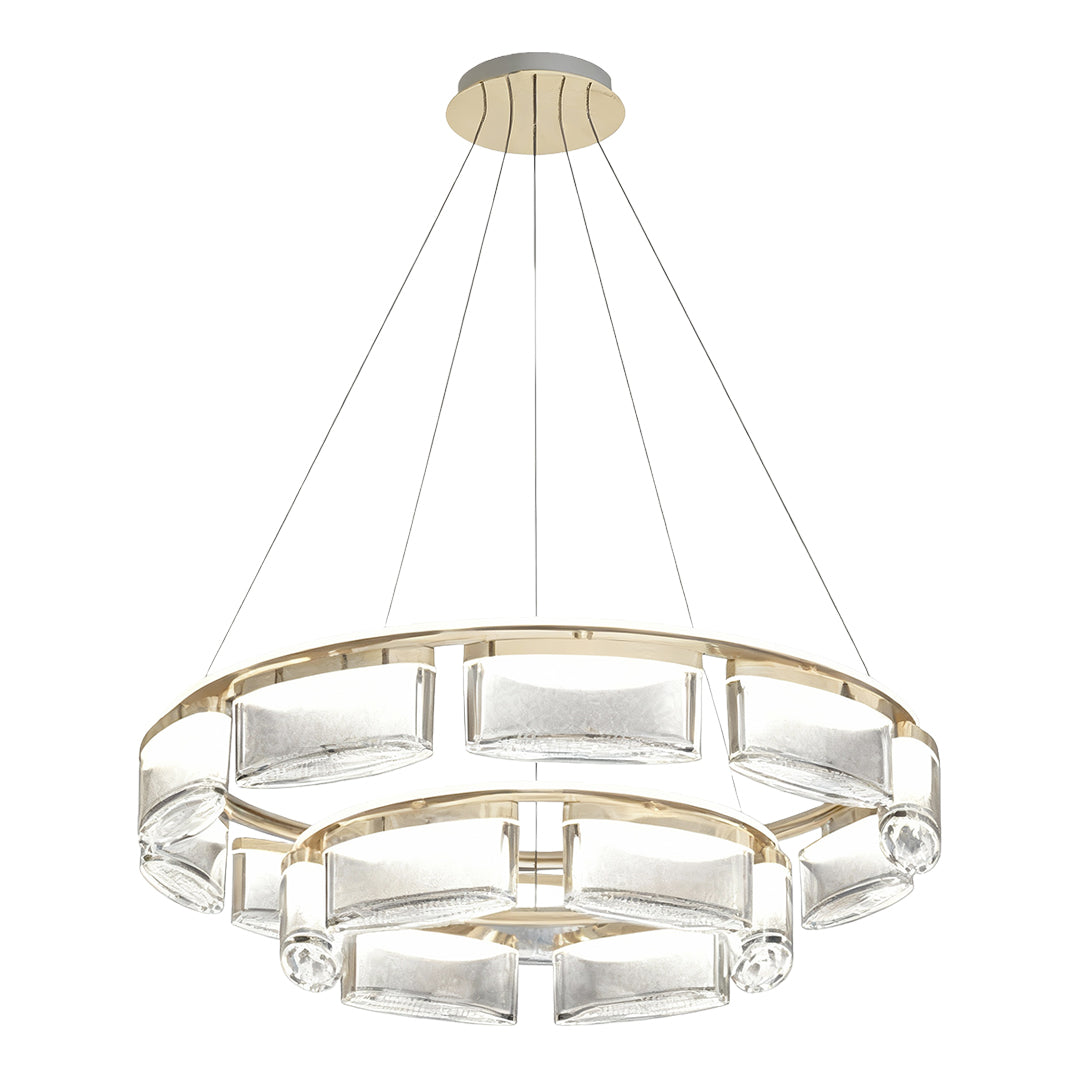 Luxury Modern Aluminum Chandelier Crystal Ceiling Lights