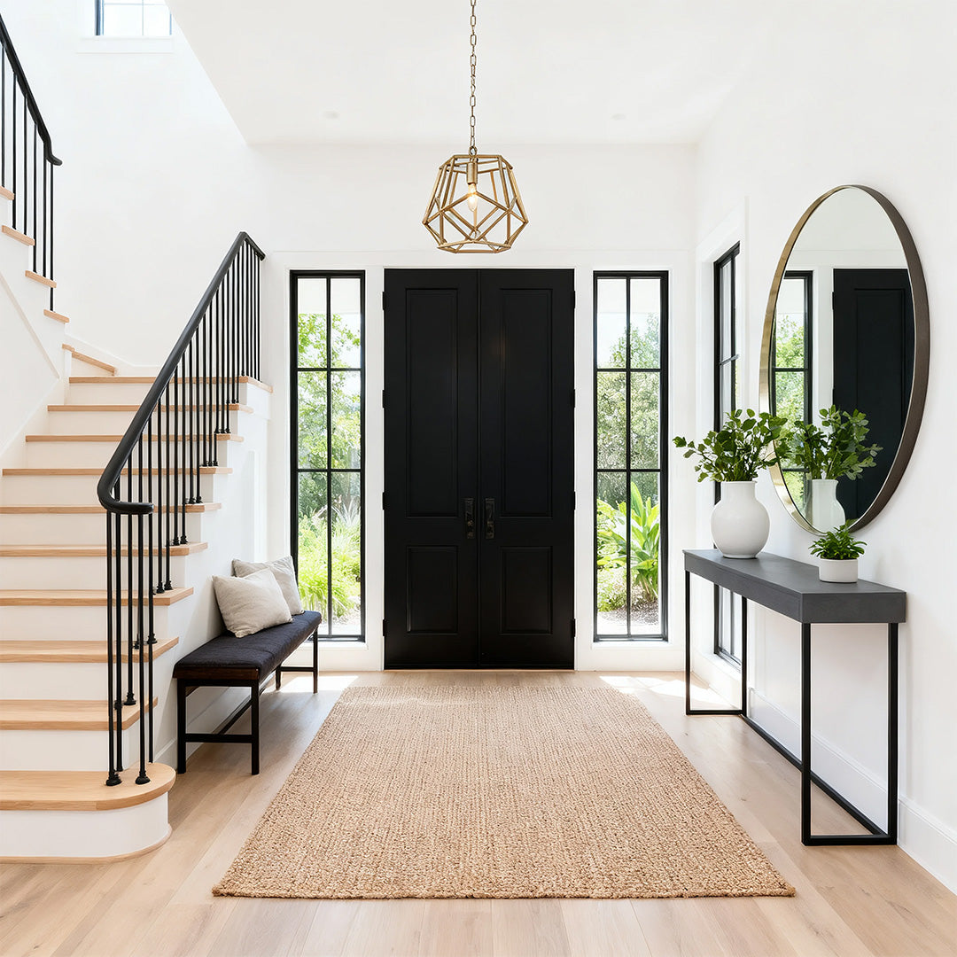 Gold Geometric Pendant Light - Modern Hanging Ceiling Fixture