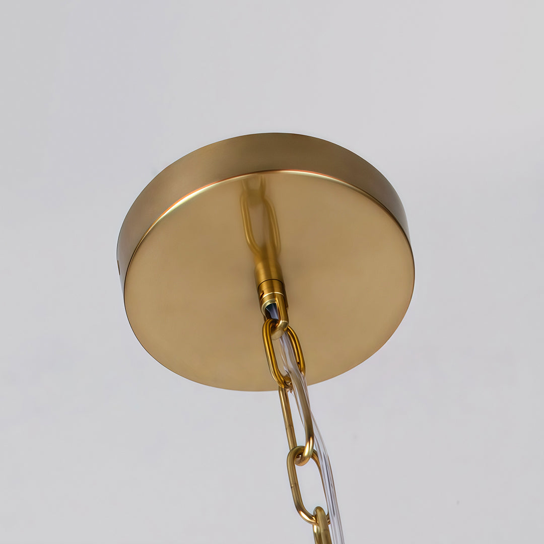 Spiral Globe Chandelier - Elegant French Ceiling Light Fixture