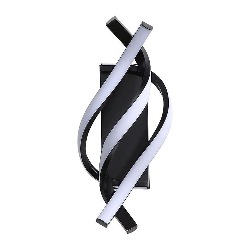 Spiral Wall Sconce LED Minimalist Metal Light