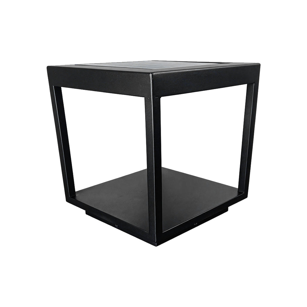 Concrete Pillar LED Light - Modern Open-Frame Square Design