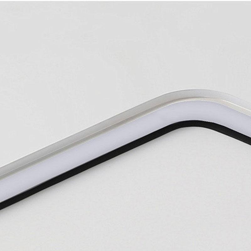 Modern Square LED Ceiling Light Flush Mount Metal Fixture