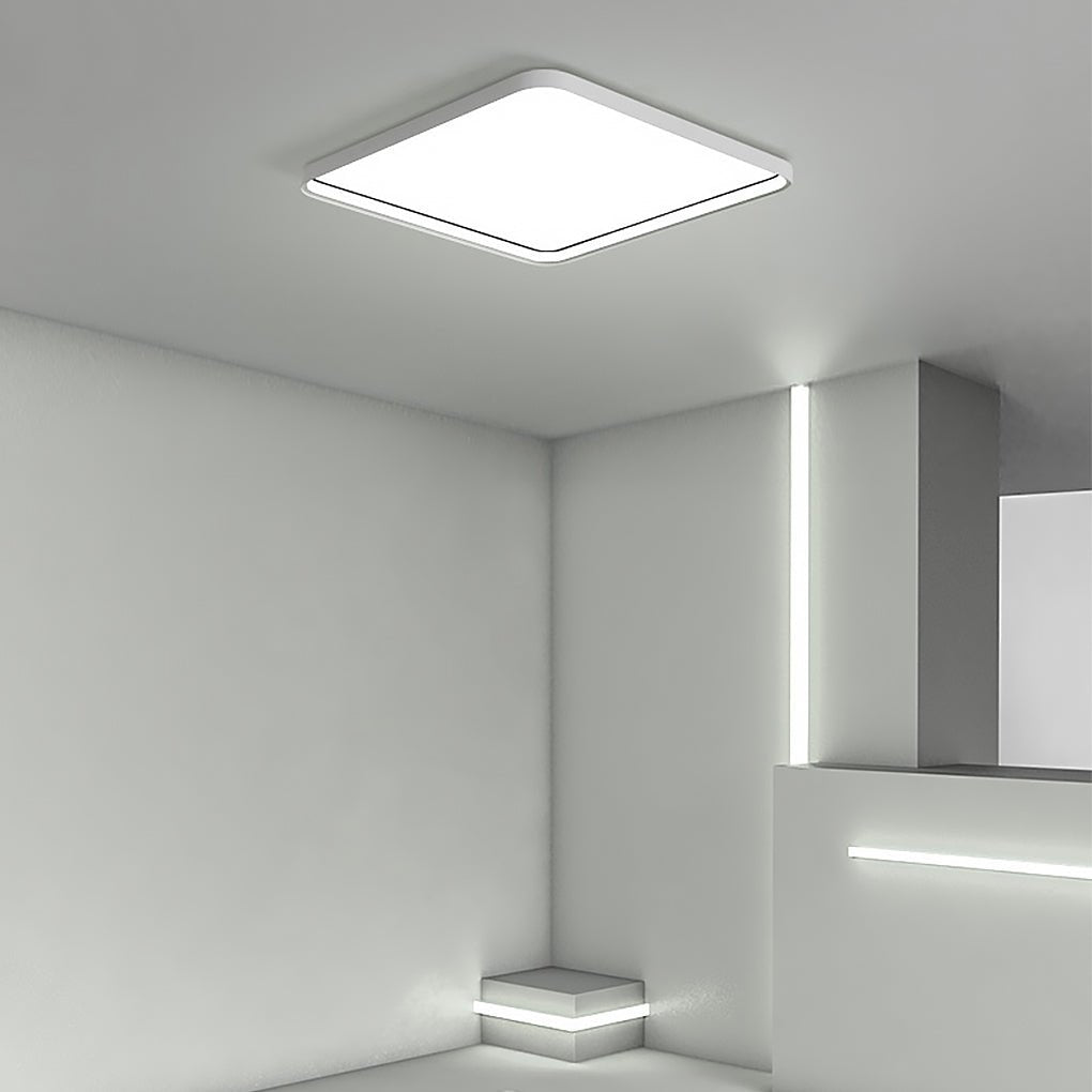 Modern Square LED Ceiling Light Flush Mount Metal Fixture