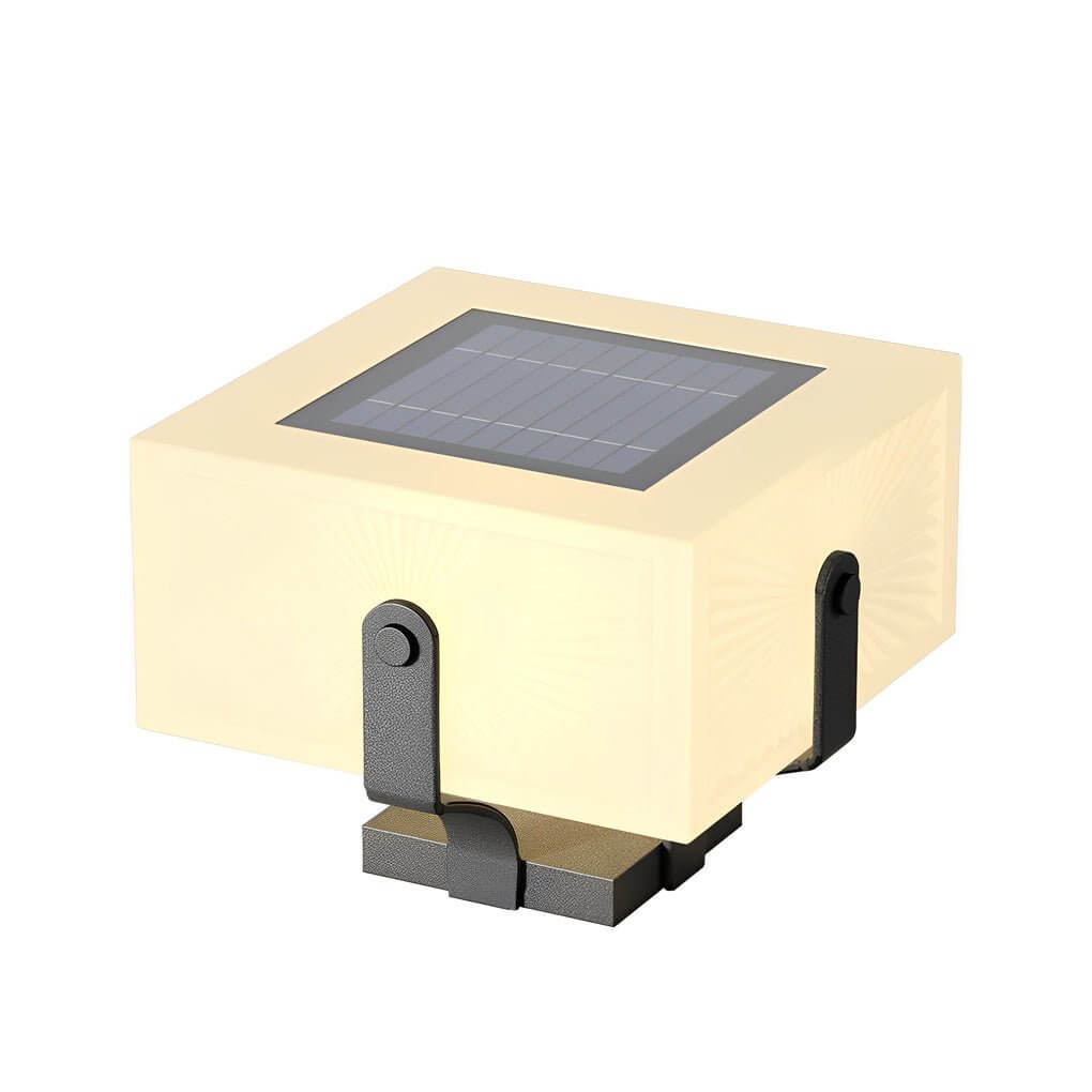 Modern Waterproof LED Square Brick Pillar Lights Outdoor Lighting