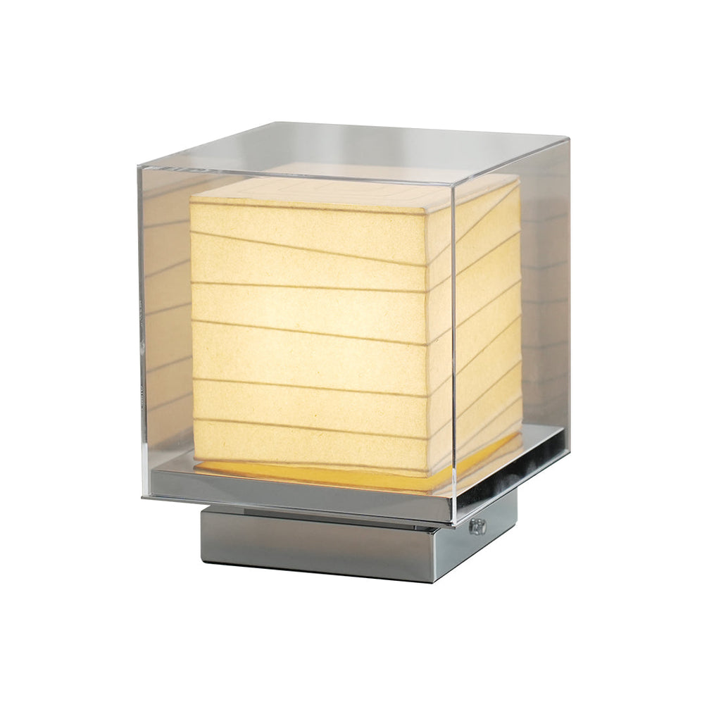 Japanese Wabi-Sabi Paper Table Lamp - Retro Ambient Lighting