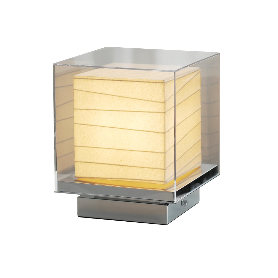 Japanese Wabi-Sabi Paper Table Lamp - Retro Ambient Lighting