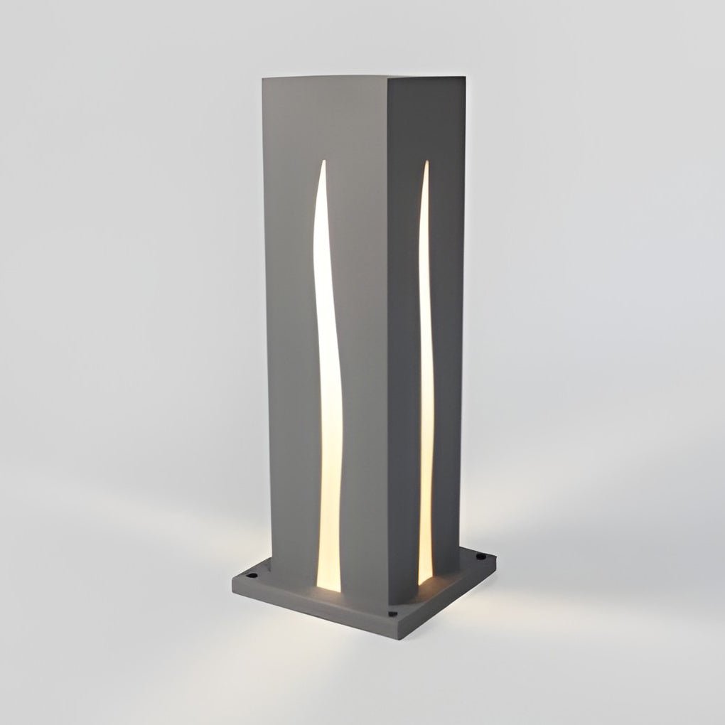 Elegant Rectangular LED Landscape Pathway Lights Outdoor Illumination