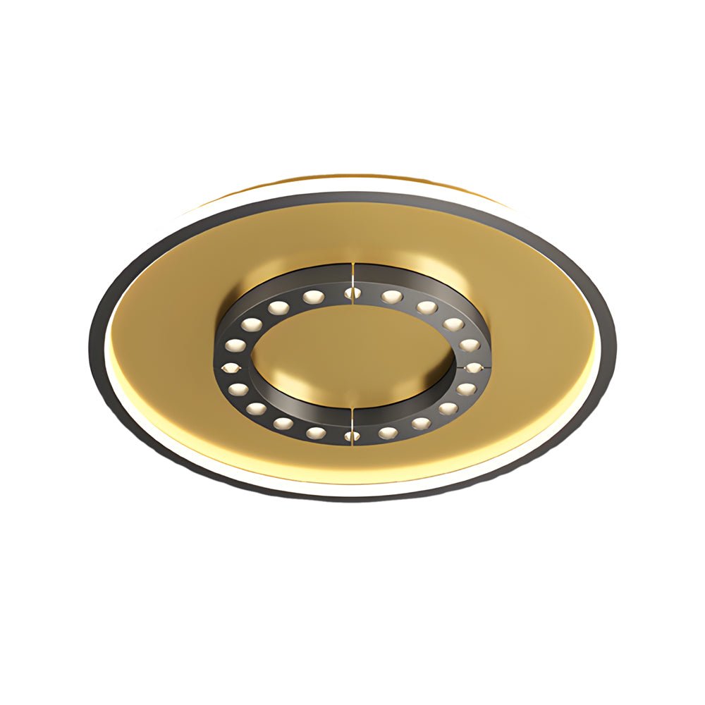 Square Round LED Anti-Glare Modern Ceiling Light Fixture 3 Step Dimming