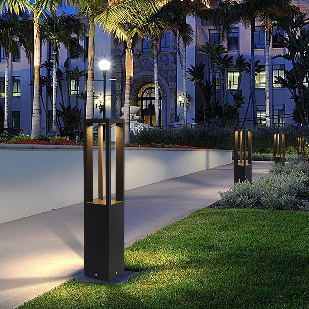 Square Stainless Steel LED Outdoor Landscape Light