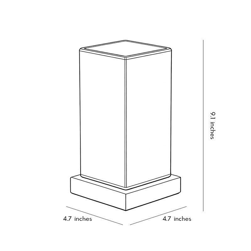 Title: Battery-Powered LED Wooden Cube Lamp

Description: Illuminate your space with our stylish Square Table Light. This Battery-Powered LED Wooden Cube Lamp combines modern design with warm ambiance, making it perfect for any room. Ideal for nightstands