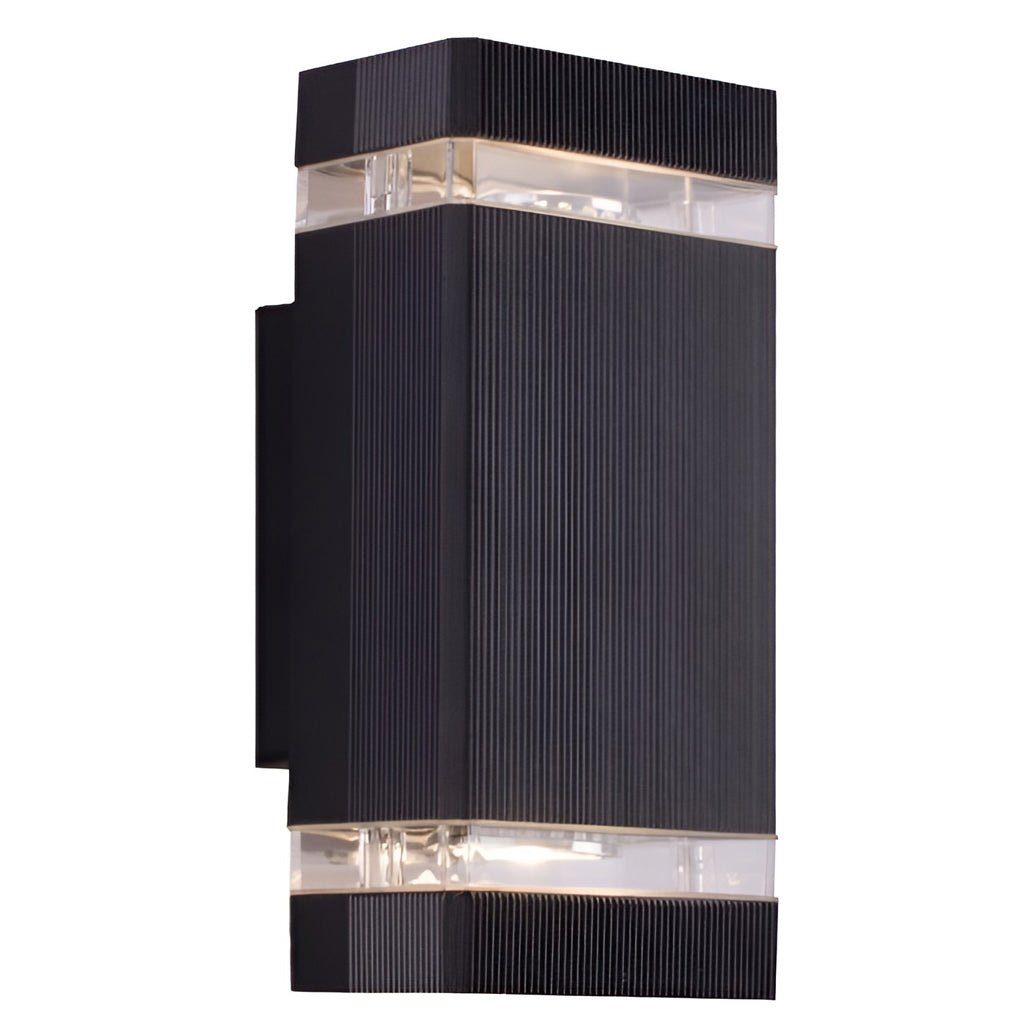 Square Up and Down LED Outdoor Wall Sconce - Modern Wall Lamp Lighting