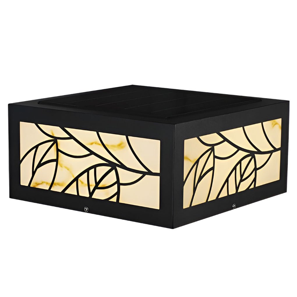 Modern Square LED Outdoor Gate Pillar Light - Stylish Garden Lighting