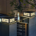 Modern Square LED Outdoor Gate Pillar Light - Stylish Garden Lighting