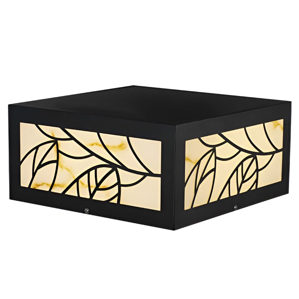 Modern Square LED Outdoor Gate Pillar Light - Stylish Garden Lighting
