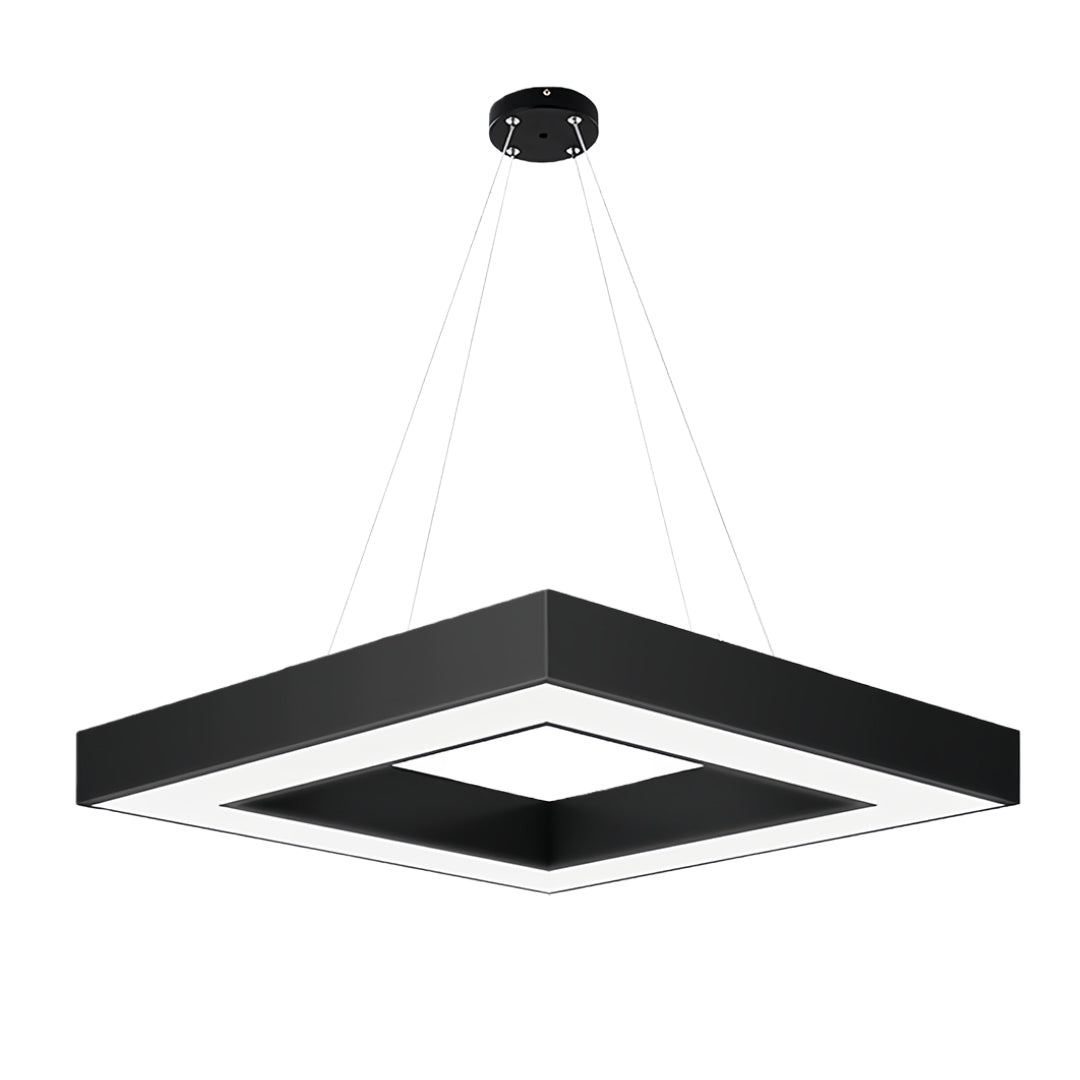 Modern Black Multi-Diamond LED Chandelier Ceiling Light