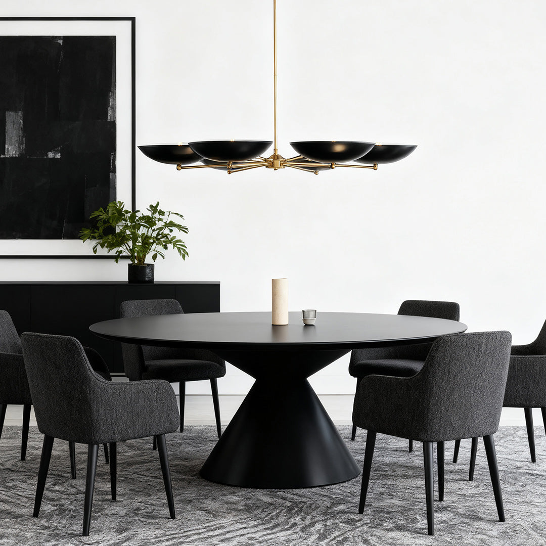 Black and Gold Vintage Chandelier Contemporary Ceiling Light