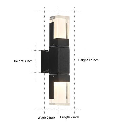 Waterproof Outdoor Wall Up/Downlight - Garage Exterior Wall Lights