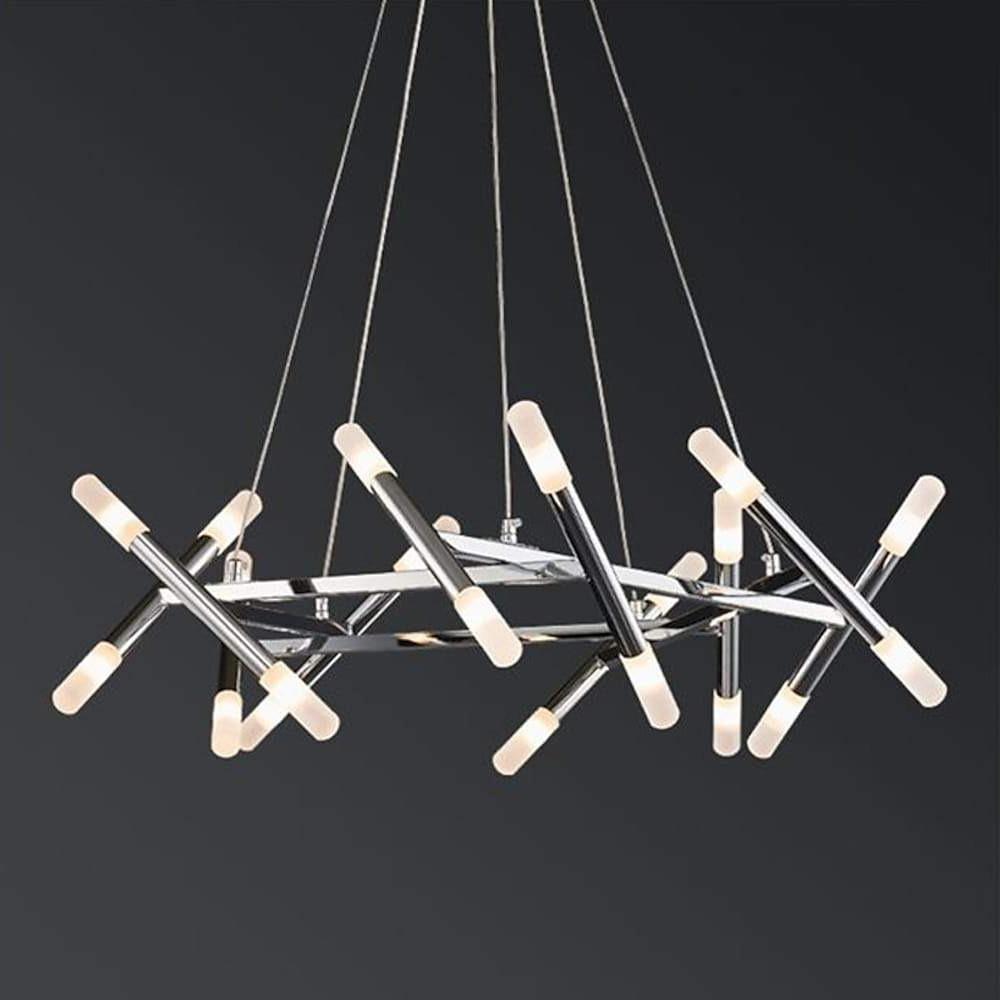 Modern Industrial Sputnik Chandelier - Artistic Design for Home Decor